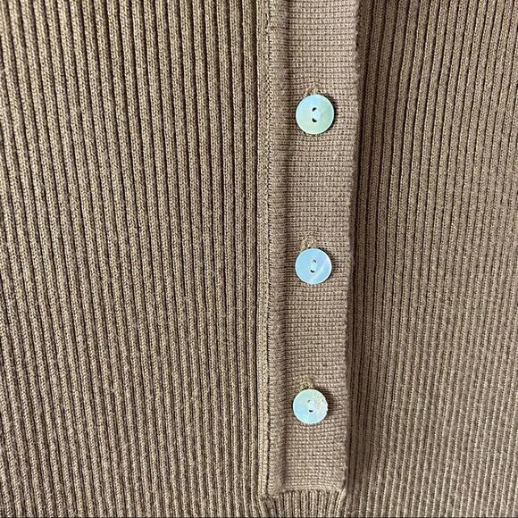 House of Harlow Camel Brown Bodycon Sweater Dress Size Medium - Picture 5 of 7